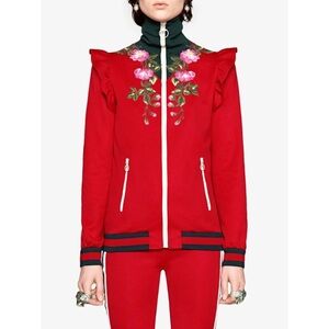 Gucci Embroidered technical jersey jacket